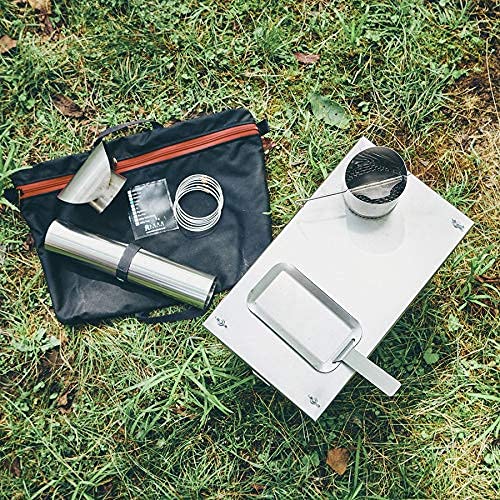 Amazon.co.jp: Seek Outside 薪ストーブ ポータブルチタンストーブ L